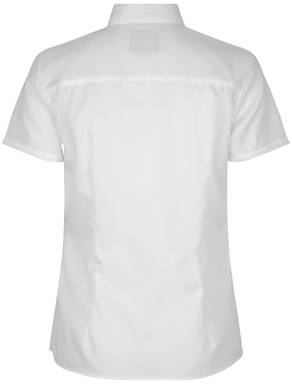 SEVEN SEAS Fine Twill modern fit Damenhemd mit kurzen Ärmeln S721 - Weiß