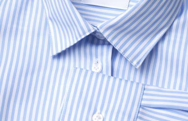 Camisa feminina moderna SEVEN SEAS Fine Twill Cadet S780 - Azul claro