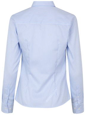 Camisa feminina moderna SEVEN SEAS Fine Twill Cadet S780 - Azul claro
