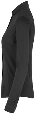 SEVEN SEAS The Jersey modern fit dames overhemd S85 - Zwart