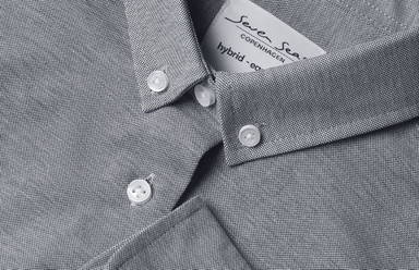 SEVEN SEAS The Jersey modern fit dames overhemd S85 - Grijs