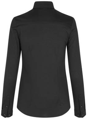 SEVEN SEAS The Jersey modern fit dames overhemd S85 - Zwart