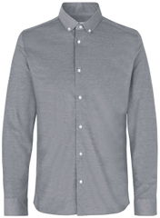 SEVEN SEAS The Jersey slim fit overhemd S86