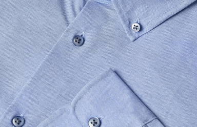 SEVEN SEAS The Jersey slim fit Hemd S86 - Hellblau