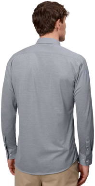 SEVEN SEAS The Jersey slim fit Hemd S86 - Grau