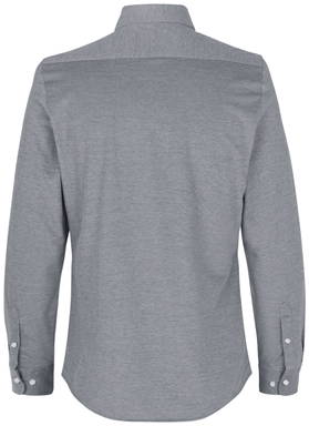 SEVEN SEAS The Jersey slim fit Hemd S86 - Grau