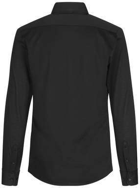 SEVEN SEAS The Jersey slim fit Hemd S86 - Schwarz