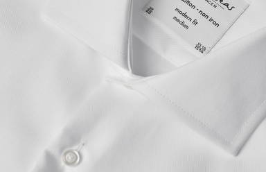 SEVEN SEAS Fine Twill modern fit Hemd mit kurzem Ärmel SS254 - Weiß