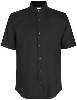 SEVEN SEAS Fine Twill modern fit Hemd mit kurzem Ärmel SS254 - Schwarz