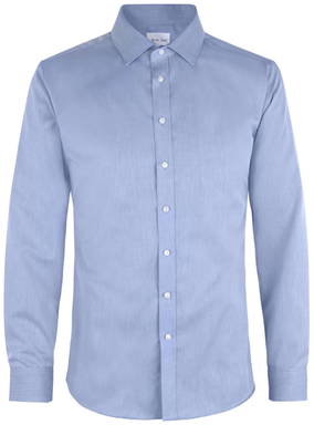 Chemise ajustée SEVEN SEAS Fine Twill SS30 - Bleu clair