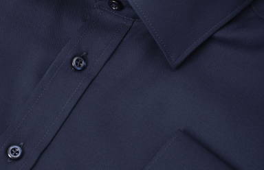 Chemise ajustée SEVEN SEAS Fine Twill SS30 - Bleu marine