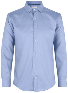 Camisa de corte justo SEVEN SEAS Royal Oxford slim fit SS311 - Azul claro