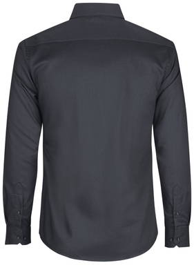 Camisa de corte justo SEVEN SEAS Royal Oxford slim fit SS311 - Carvão