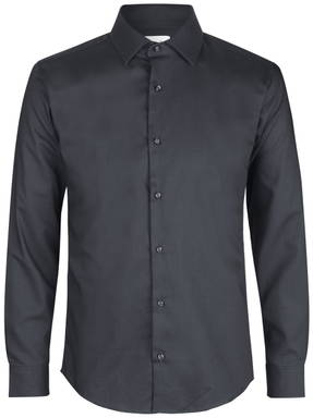 Camisa de corte justo SEVEN SEAS Royal Oxford slim fit SS311 - Carvão
