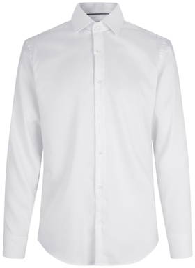 Camisa de corte justo SEVEN SEAS Royal Oxford slim fit SS311 - Branco