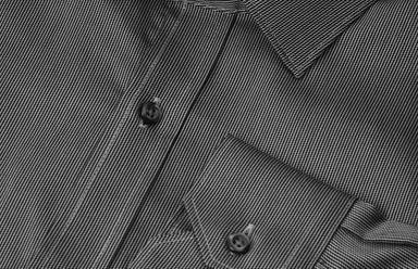 Camicia slim fit SEVEN SEAS Fine Twill California SS37 - Grigio scuro