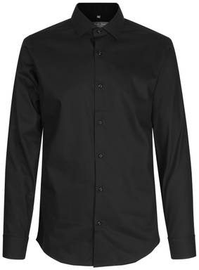 Camisa SEVEN SEAS Poplin slim fit SS402 - Preto
