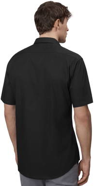 SEVEN SEAS Poplin modern fit Hemd mit kurzen Ärmeln SS410 - Schwarz