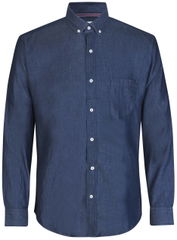 SEVEN SEAS Soft Denim modern fit overhemd SS500