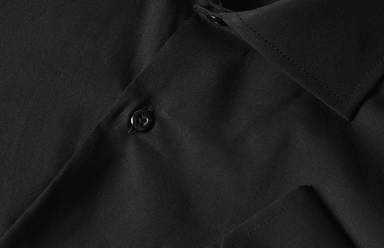 Camicia SEVEN SEAS Poplin vestibilità moderna SS7 - Nero