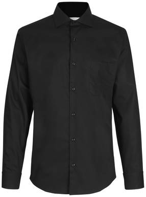Camicia SEVEN SEAS Poplin vestibilità moderna SS7 - Nero