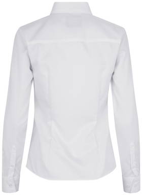 SEVEN SEAS Fine Twill modern fit dames overhemd SS720 - Wit