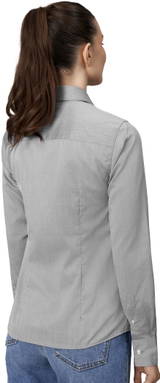 SEVEN SEAS Fine Twill modern fit dames overhemd SS720 - Silver grey