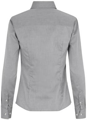 SEVEN SEAS Fine Twill modern fit dames overhemd SS720 - Silver grey