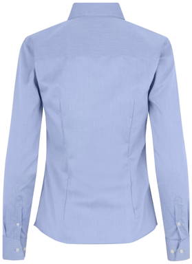 SEVEN SEAS Fine Twill modern fit dames overhemd SS720 - Lichtblauw