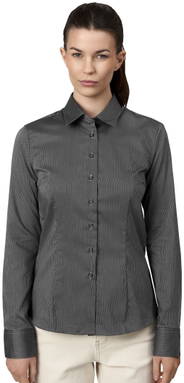 SEVEN SEAS Fine Twill California modern fit women's shirt SS730 - Dark grey