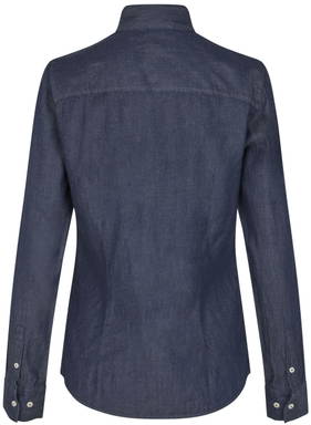SEVEN SEAS Soft Denim modern fit Damenhemd SS770 - Indigo