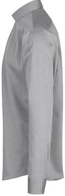 ID SEVEN SEAS Fine Twill camisa de corte moderno SS8 - Cinza prateado