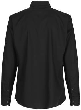 ID SEVEN SEAS Fine Twill camisa de corte moderno SS8 - Preto