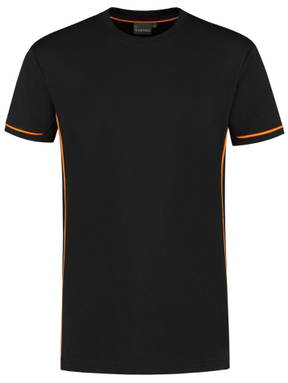 Santino T-shirt Cal plus - Black / orange