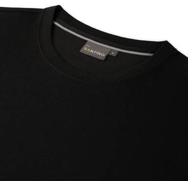 Santino T-shirt Cal plus - Black / sport grey
