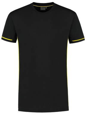 Santino T-shirt Cal plus - Black / yellow