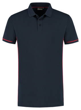 Santino Poloshirt Carsen plus - Real navy / red