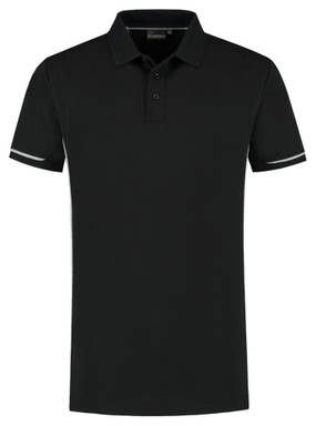 Santino Poloshirt Carsen plus - Black / sport grey