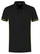 Santino Poloshirt Carsen plus - Black / yellow