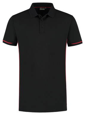 Santino Poloshirt Carsen plus - Black / red