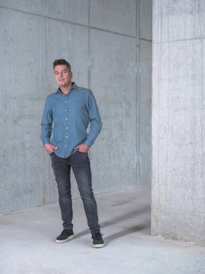 Santino Shirt Felix - Washed denim