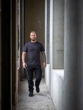 Santino T-shirt Jace plus C-neck - Real navy