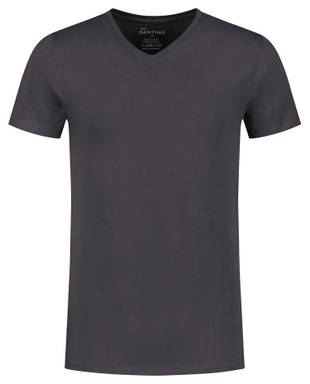 Santino Jazz V-neck T-shirt - Graphite