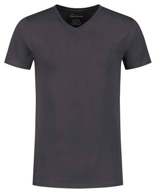 Santino Jazz V-neck T-shirt - Graphite