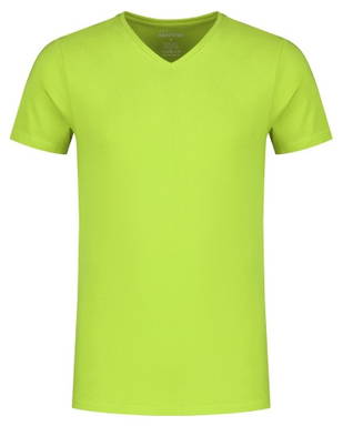 Santino Jazz V-neck T-shirt - Lime