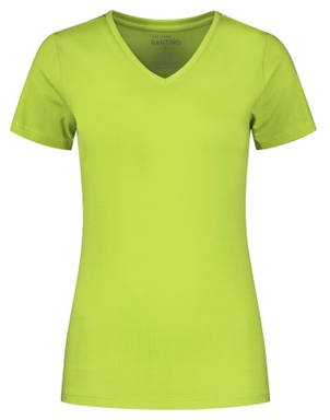 Santino T-shirt Jazz Ladies V-neck - Lime