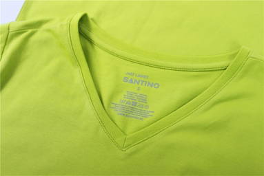 Santino T-shirt Jazz Ladies V-neck - Lime