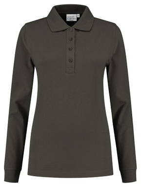 Santino Poloshirt met lange mouw Lexington Ladies - Charcoal