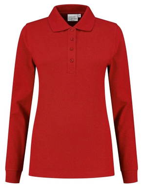 Santino Poloshirt met lange mouw Lexington Ladies - True red