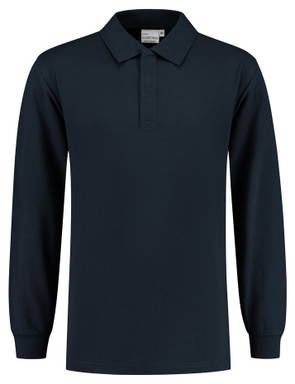 Santino Poloshirt met lange mouw London - Dark navy
